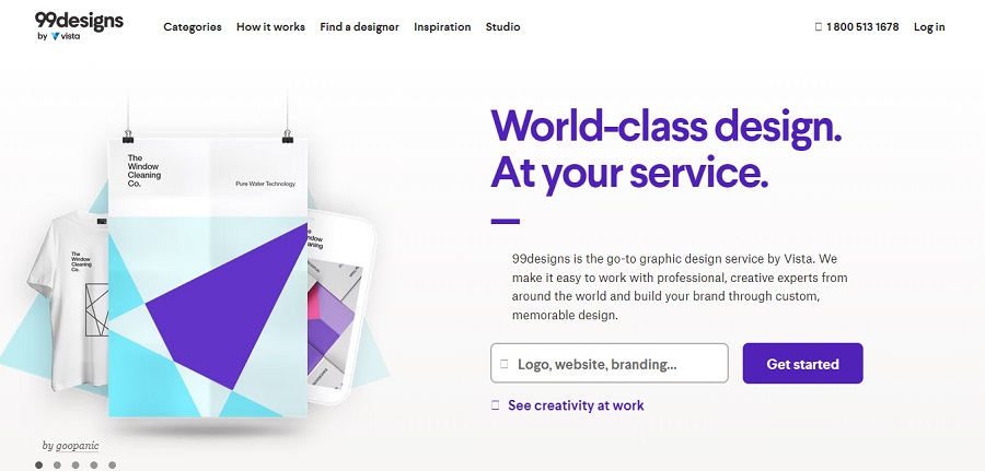 99design website