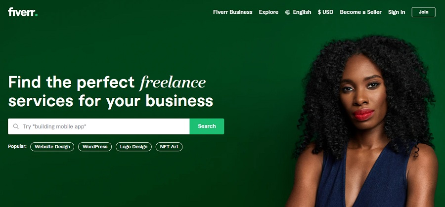 Fiverr website