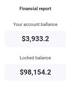 account balance on Perfectlancer