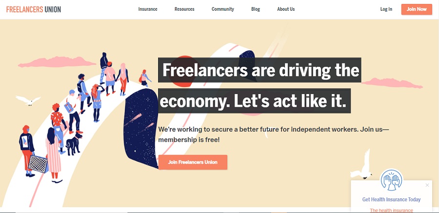 freelancers union website