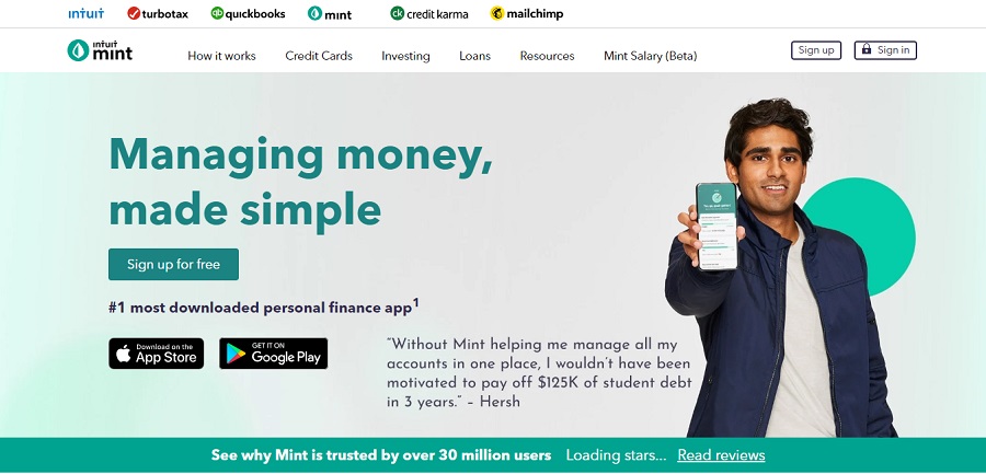 mint website