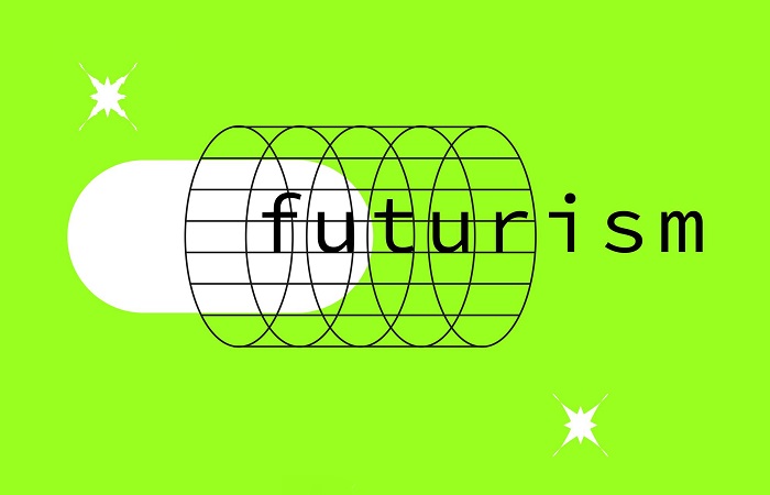 geometric-abstract-design-with-the-text-futurism-on-a-bright-green-background geometric-abstract-design-with-the-text-futurism-on-a-bright-green-background