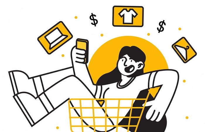 multiple-choices-e-commerce-outline-style-character-illustration-set-perfect-web-design